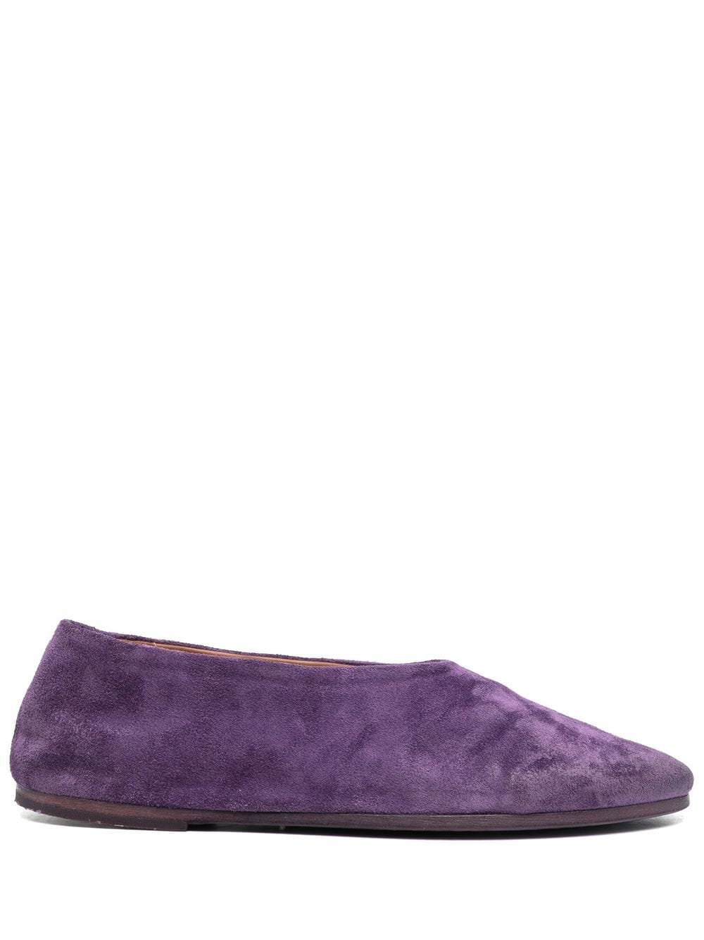 

Marsèll suede-leather ballerina shoes - Purple