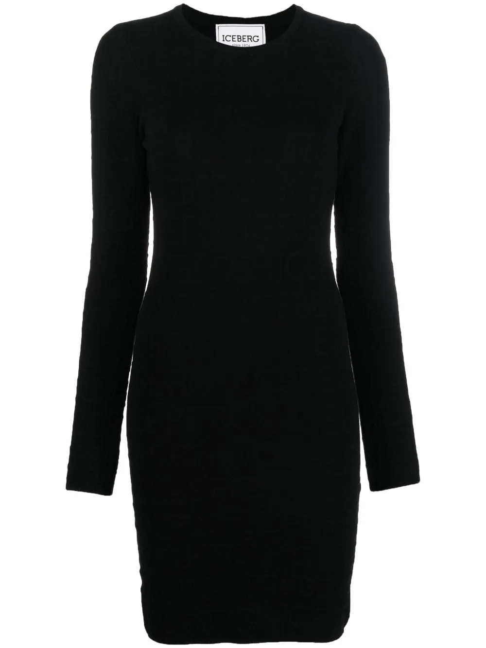 

Iceberg knitted midi dress - Black