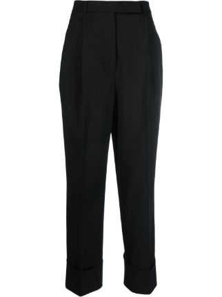 Kate Spade high-waisted turn-up Trousers - Farfetch