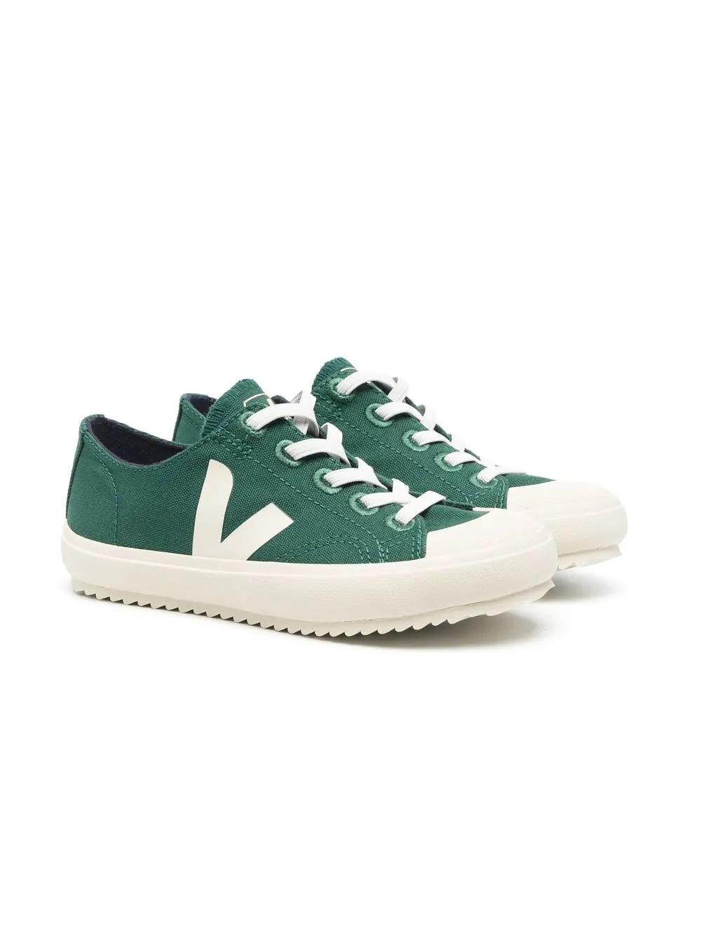 

VEJA Kids Flip Canvas lo-top sneakers - Green