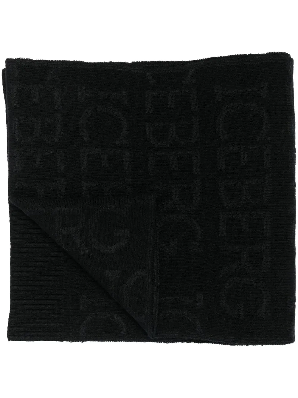 

Iceberg bufanda con logo estampado - Negro