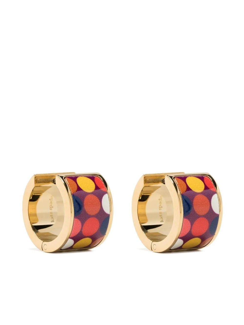 

Kate Spade aretes Dot Huggie - Dorado