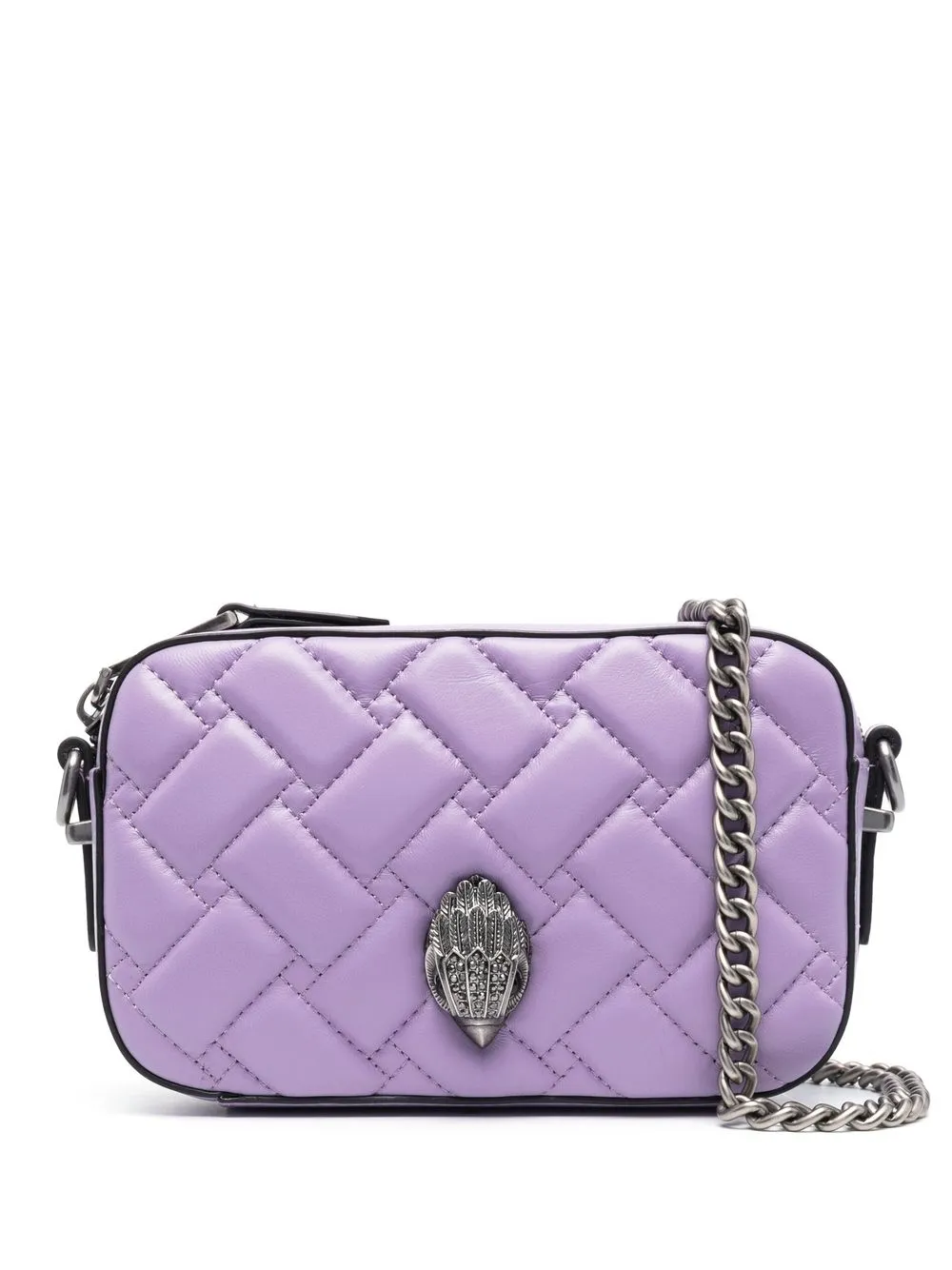 

Kurt Geiger London bolsa crossbody capitonada mini - Morado