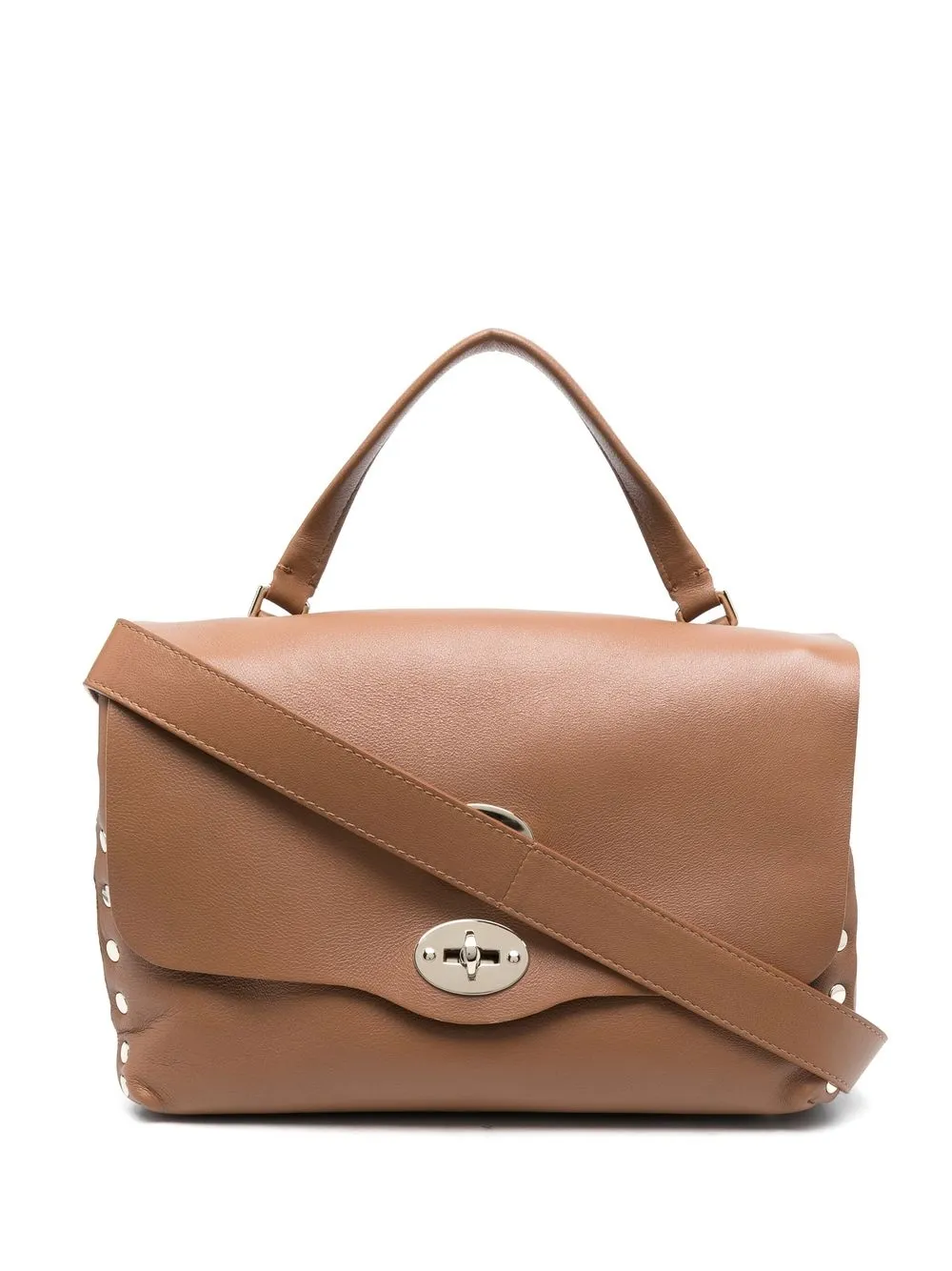 

Zanellato Postina studded tote bag - Neutrals