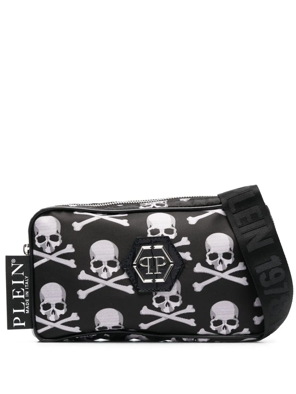 

Philipp Plein skull-print belt bag - Black