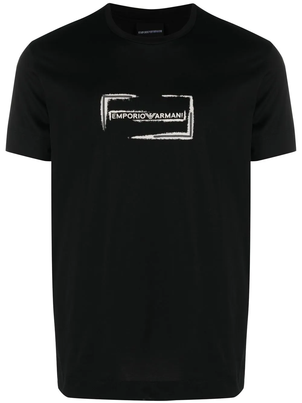 

Emporio Armani logo print T-shirt - Black