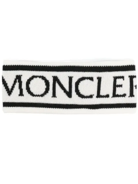 Moncler logo intarsia-knit headband 