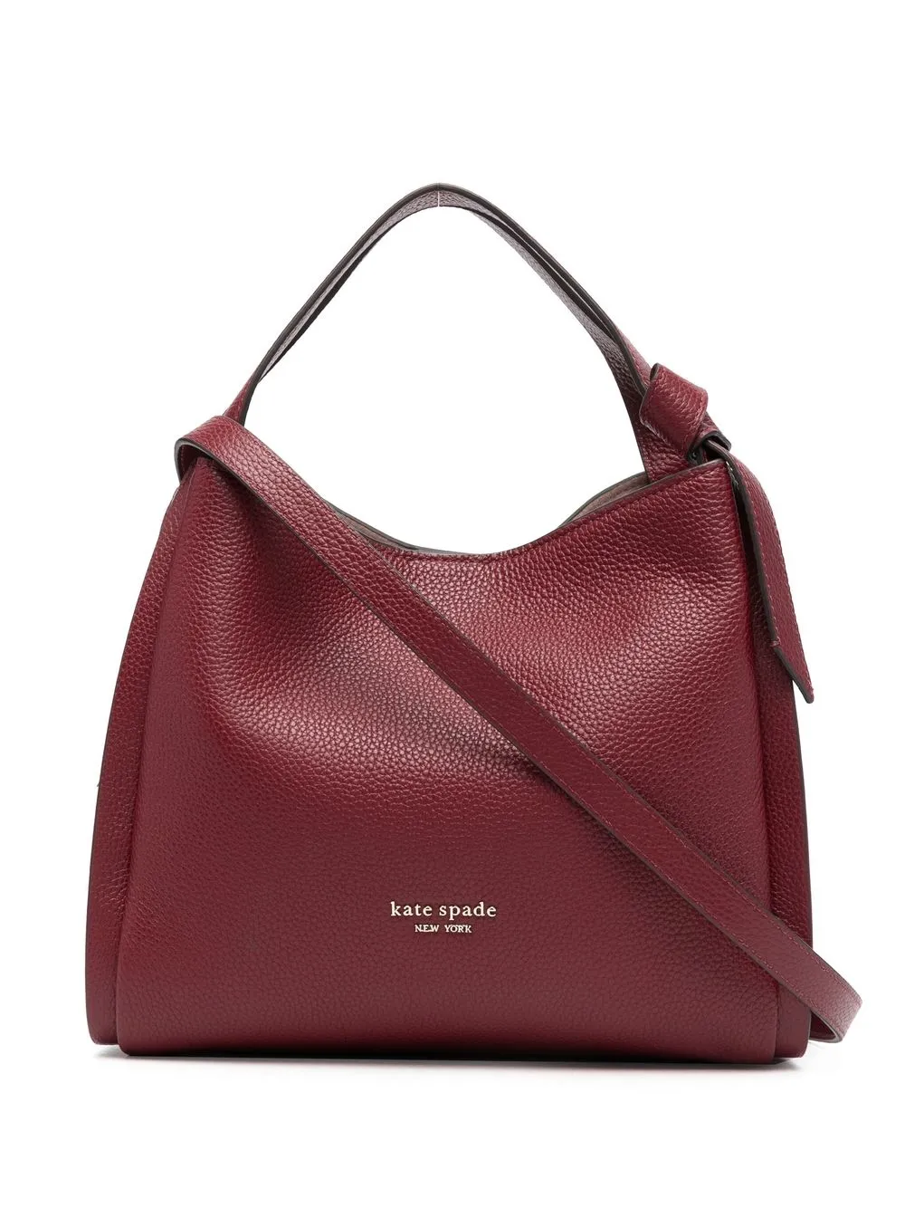 

Kate Spade calf-leather logo-print bag - Red