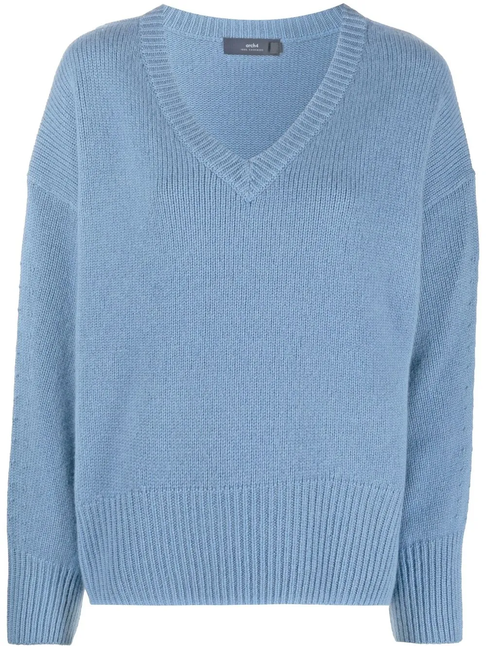 

arch4 Battersea V-neck cashmere jumper - Blue