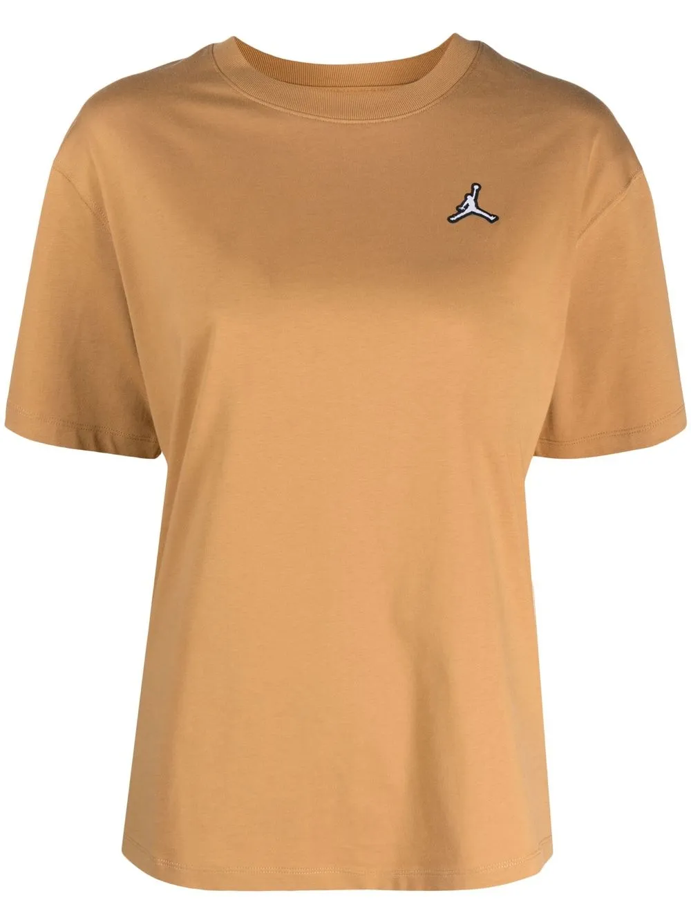 

Nike embroidered-logo T-shirt - Neutrals