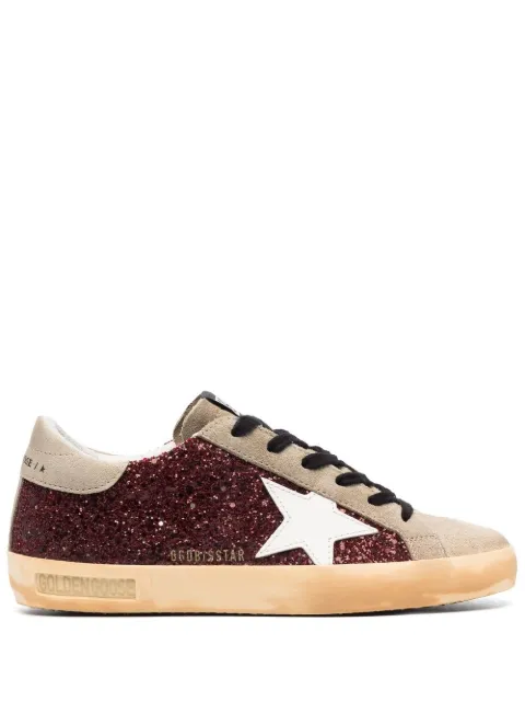 Golden Goose Super-Star glitter sneakers