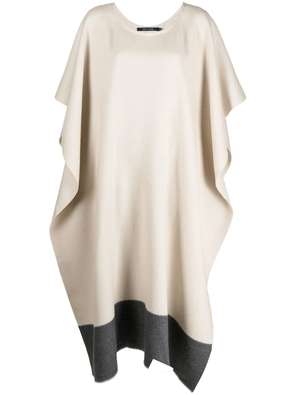 

Sofie D'hoore Corby oversize cape - Neutrals