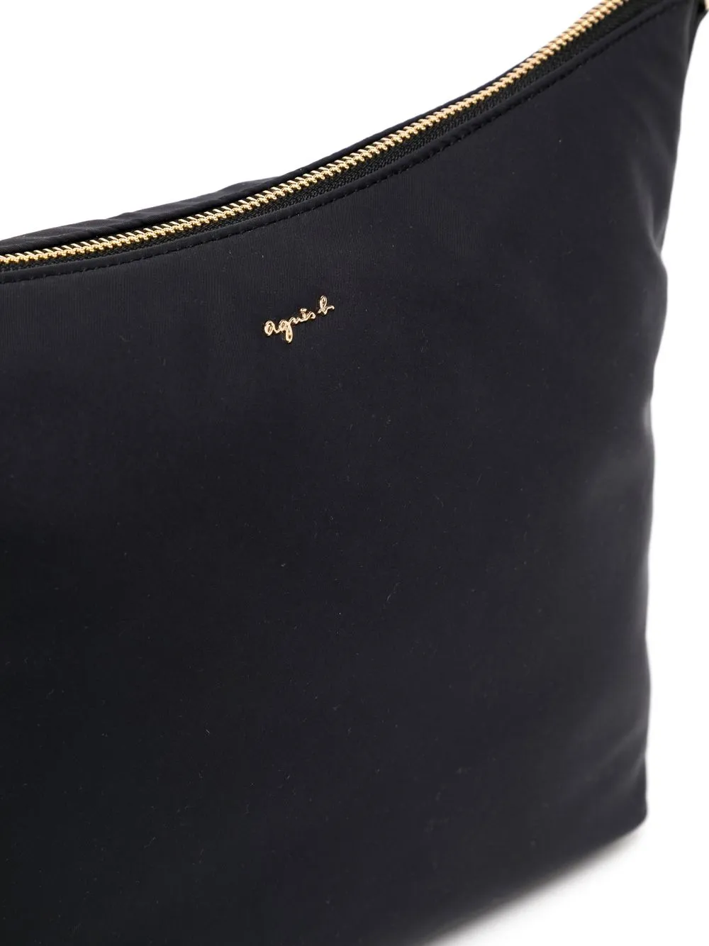 Agnès b. logoplaque Zipped Crossbody Bag Farfetch