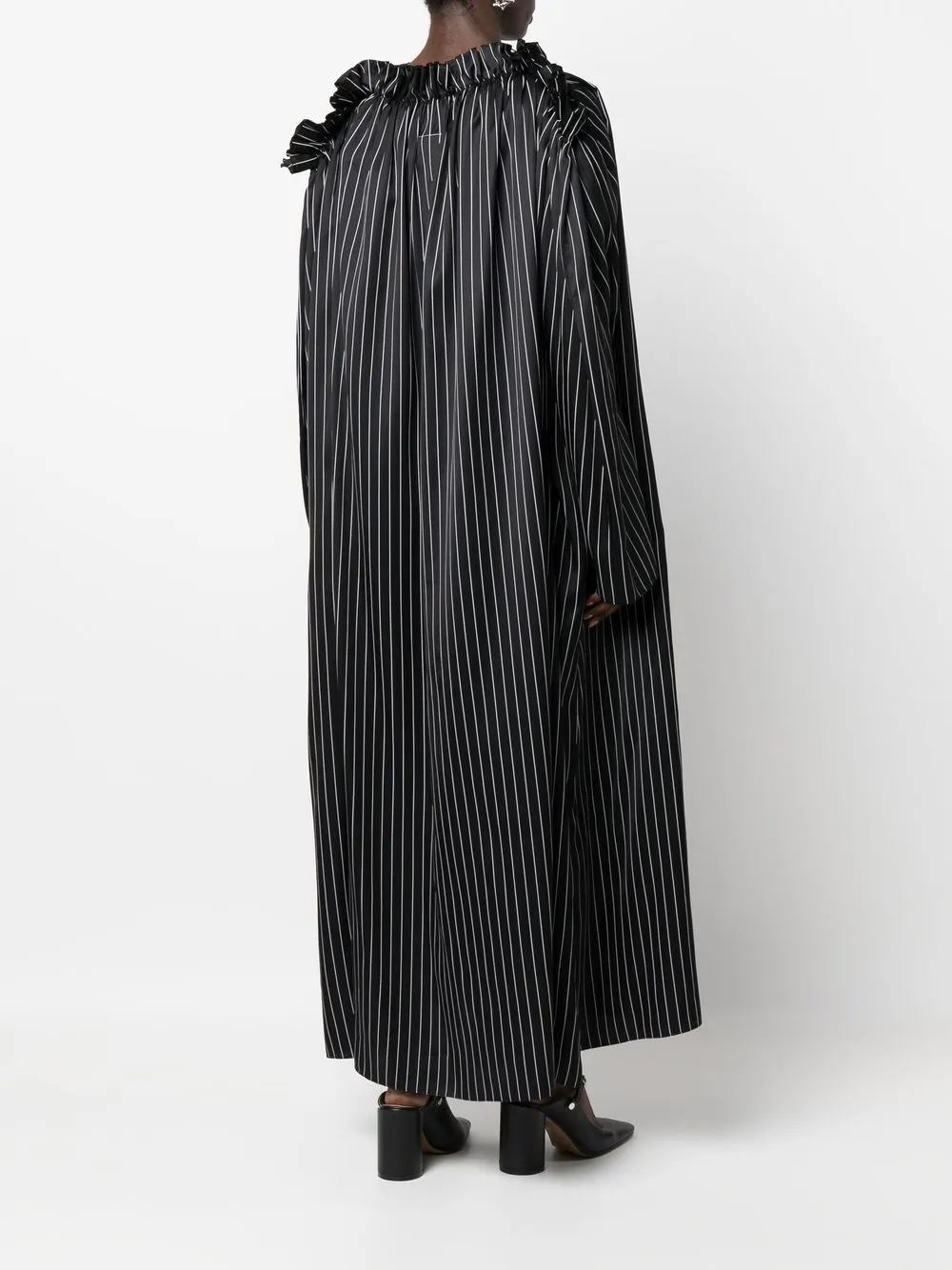 靴 ローファー/革靴 MM6 Maison Margiela ストライプ シフトドレス - Farfetch
