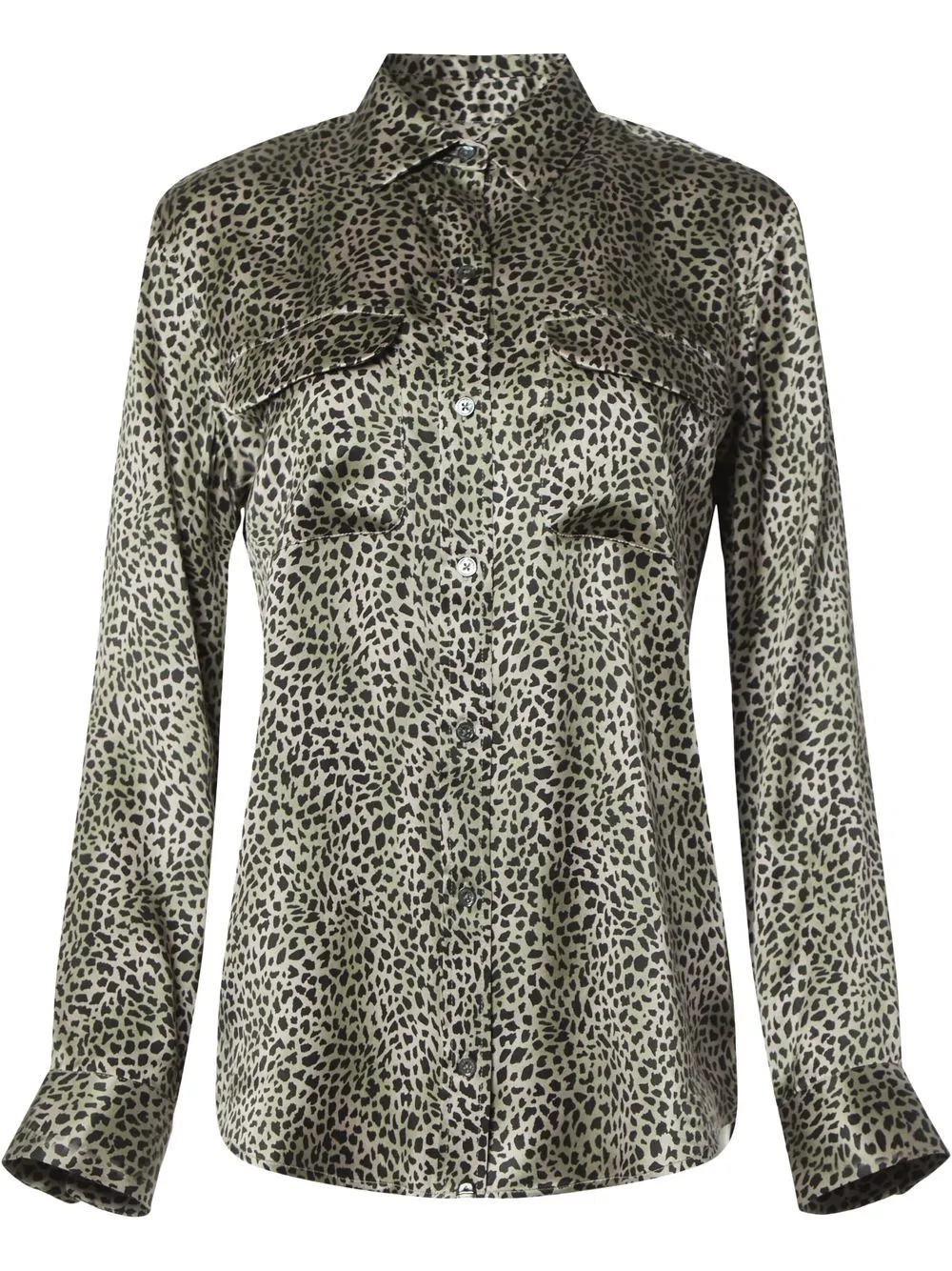 Equipment Signature leopard-print Silk Shirt - Farfetch