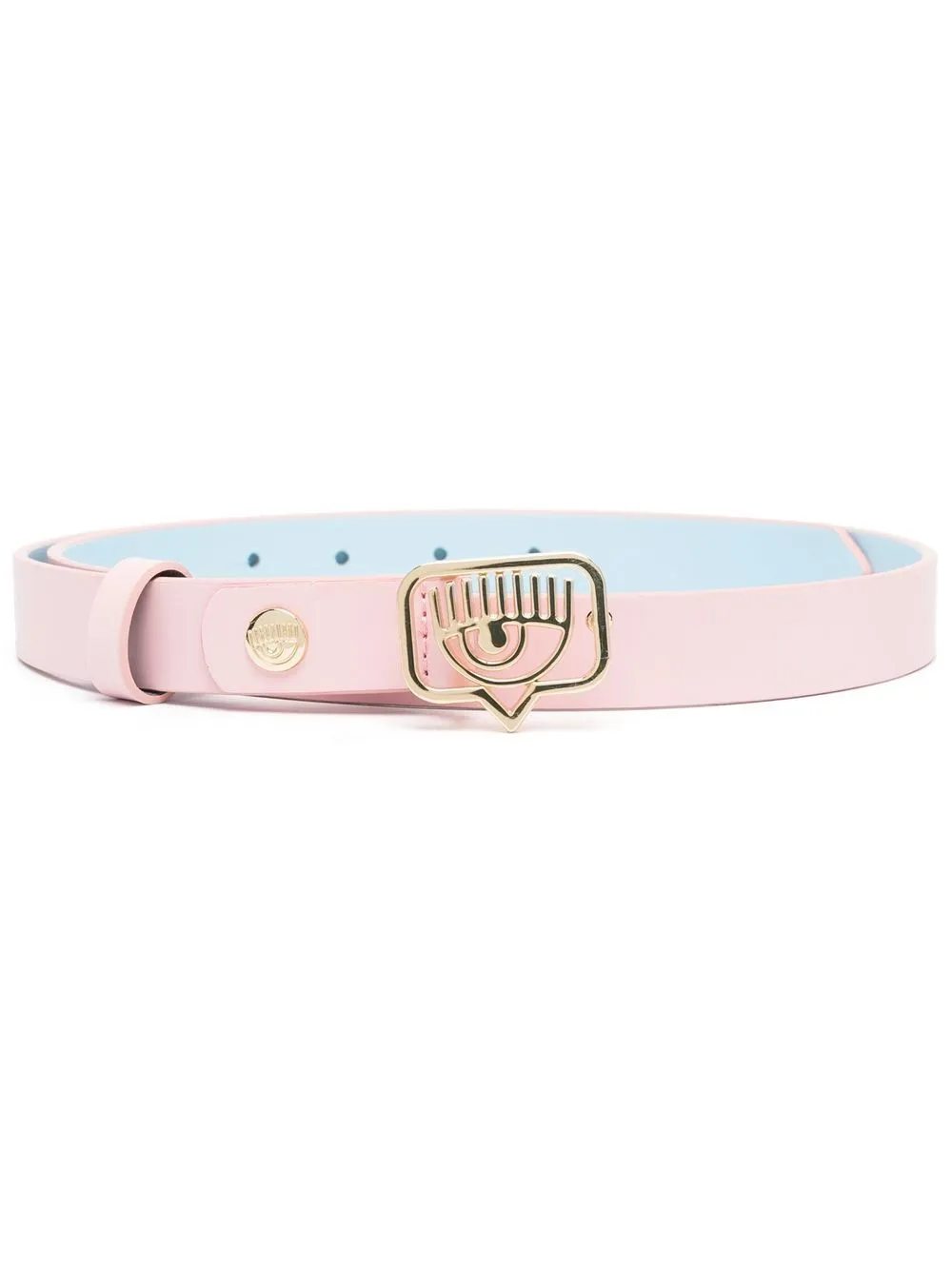 

Chiara Ferragni cinturón con hebilla del logo - Rosado