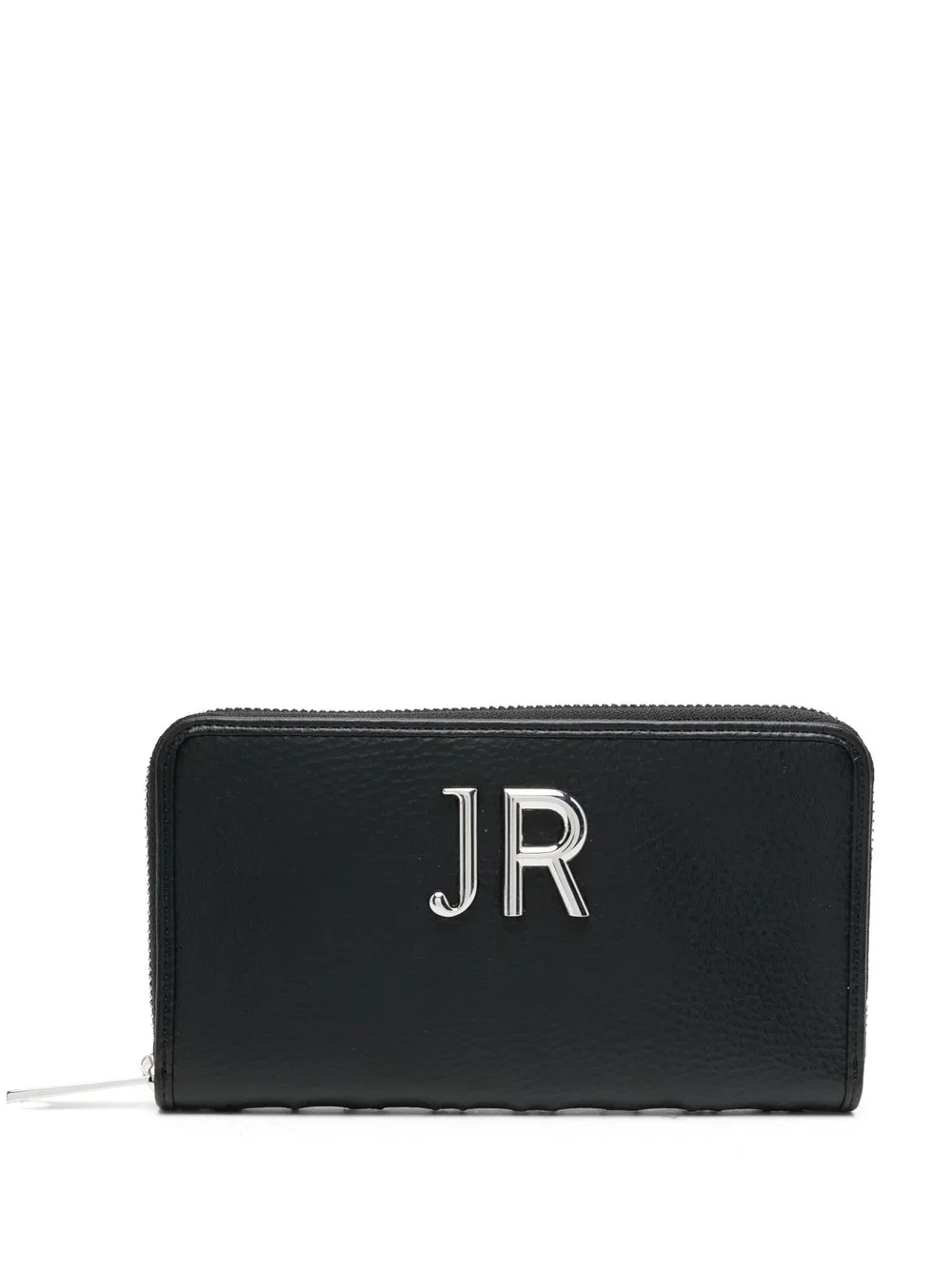 

John Richmond cartera con placa del logo - Negro