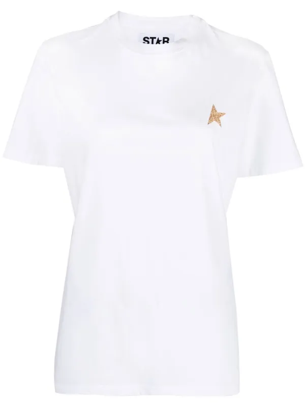 【関税込み】Golden Goose ホワイト Star Collection Tシャツ Golden Goose スタープリント Tシャツ | ホワイト | FARFETCH JP