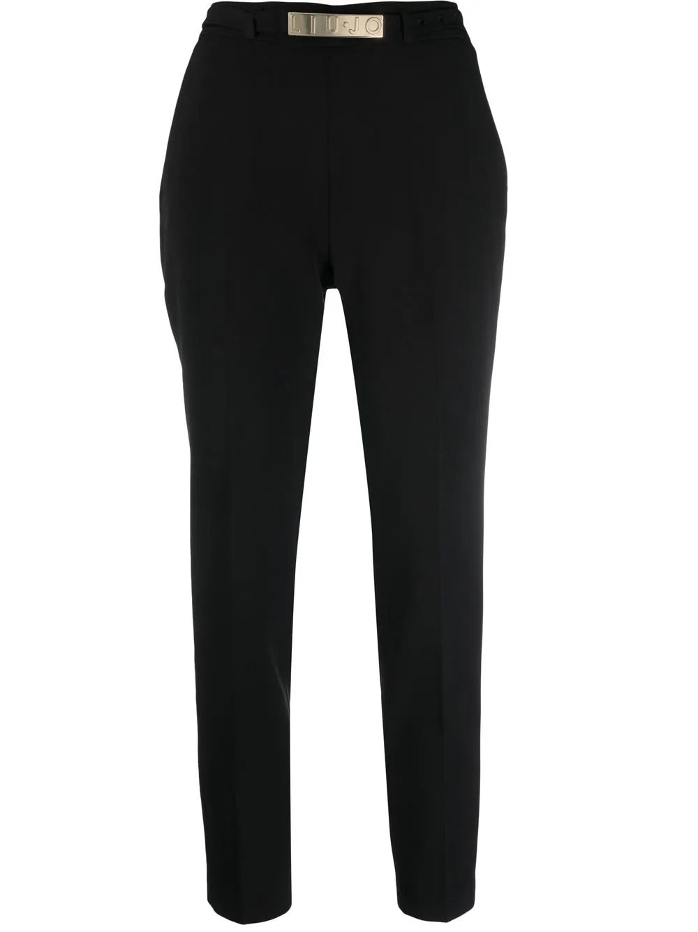 

LIU JO pantalones skinny con hebilla del logo - Negro