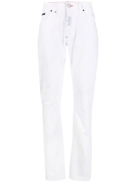 Philipp Plein logo-plaque slim-cut jeans