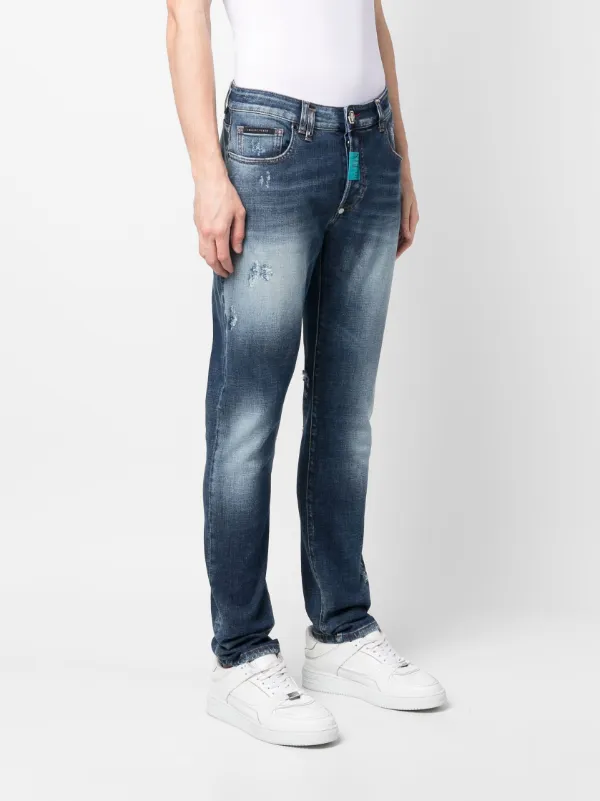 Farfetch Jeans Uomo Philipp Plein Philipp Plein Skull Bones