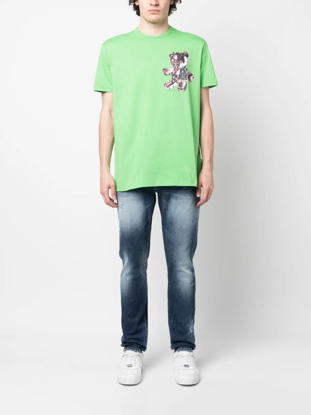 Philipp Plein Straight jeans - Blauw