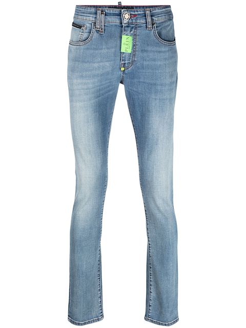 Philipp Plein Skinny-Jeans mit Logo-Patch