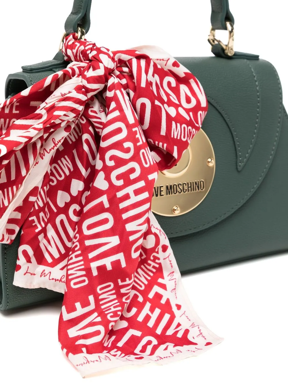 Love Moschino Scarf And Lock Shoulder Bag Farfetch