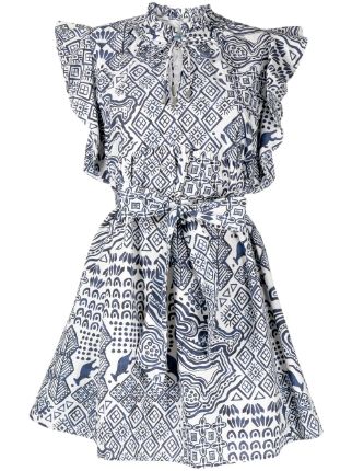 Louis Vuitton Futuristic Print Mini Dress - Farfetch
