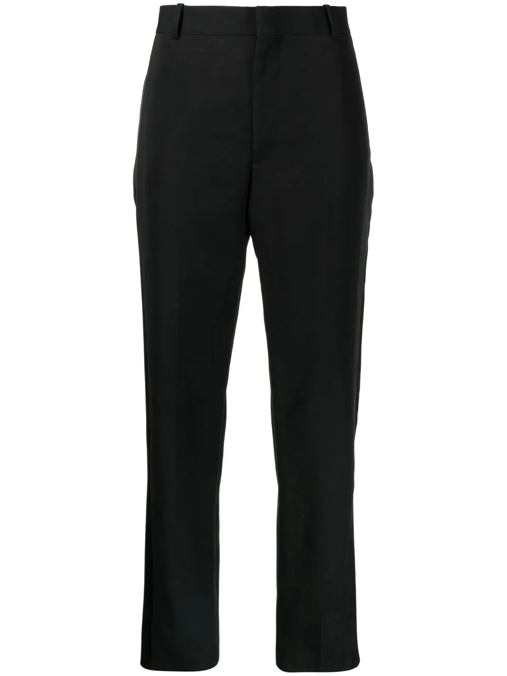 

Alexander McQueen pantalones con rayas estampadas - Negro