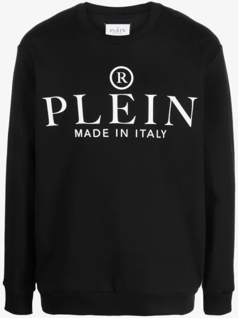Philipp Plein logo-print cotton jumper