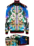 Philipp Plein graphic-print track pants - Blue