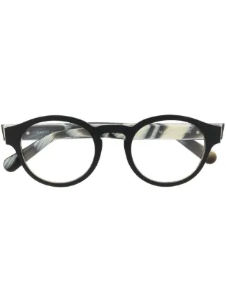 Moncler Eyewear ML5122 Brille Mit Rundem Gestell - Farfetch