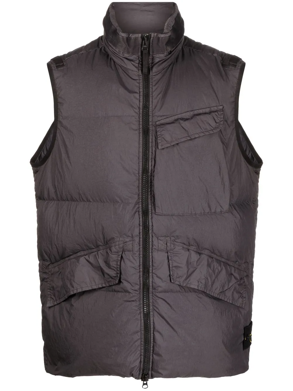 

Stone Island Compass-badge padded gilet - Grey