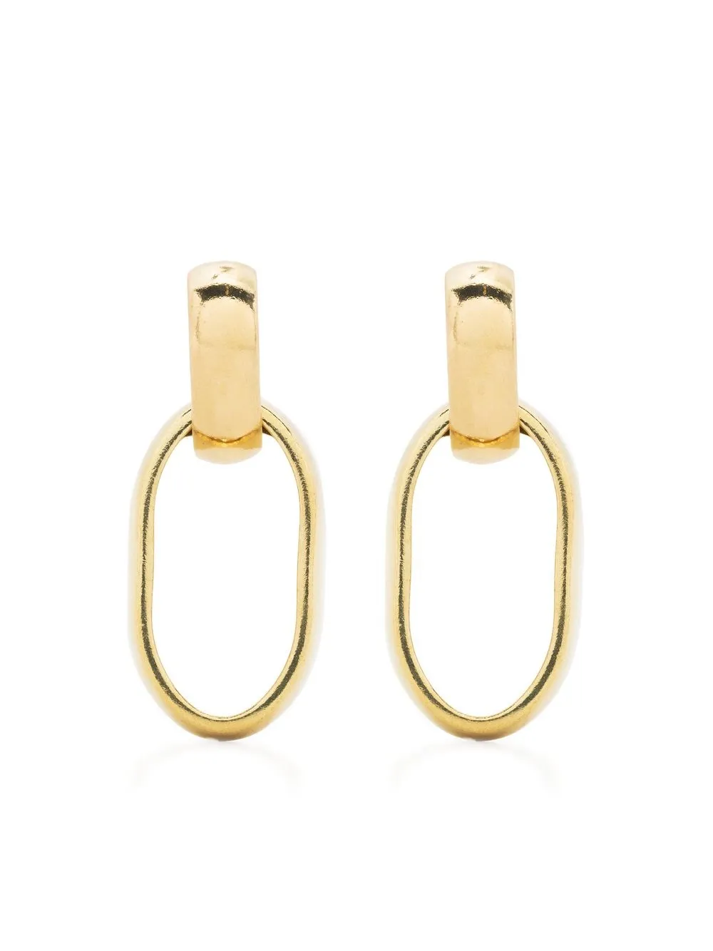 

Laura Lombardi Elena double-hoop earrings - Gold