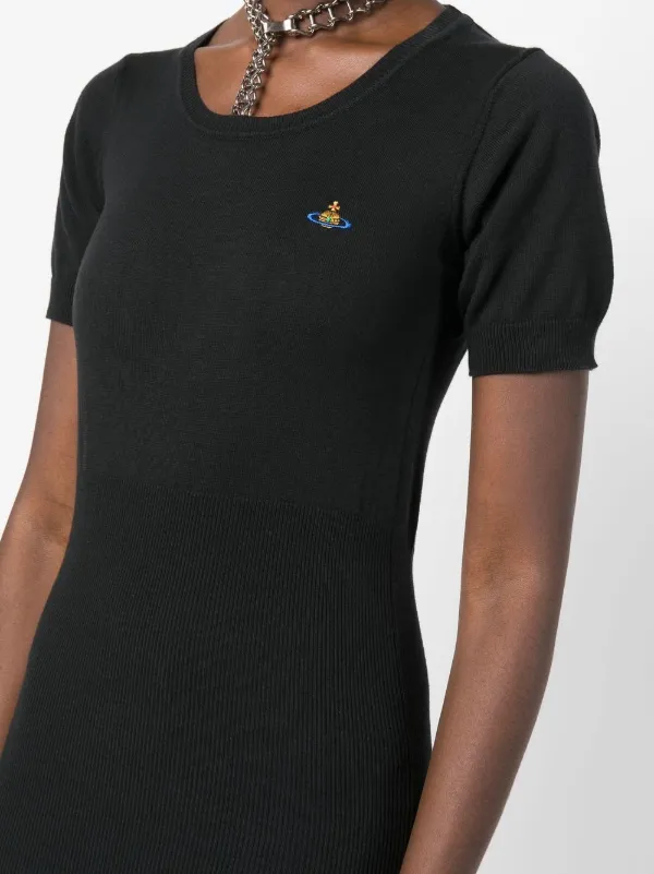 VIVIENNE WESTWOOD オーブ セーター ドレス Vivienne Westwood Orb ニットドレス | ブラック | FARFETCH JP
