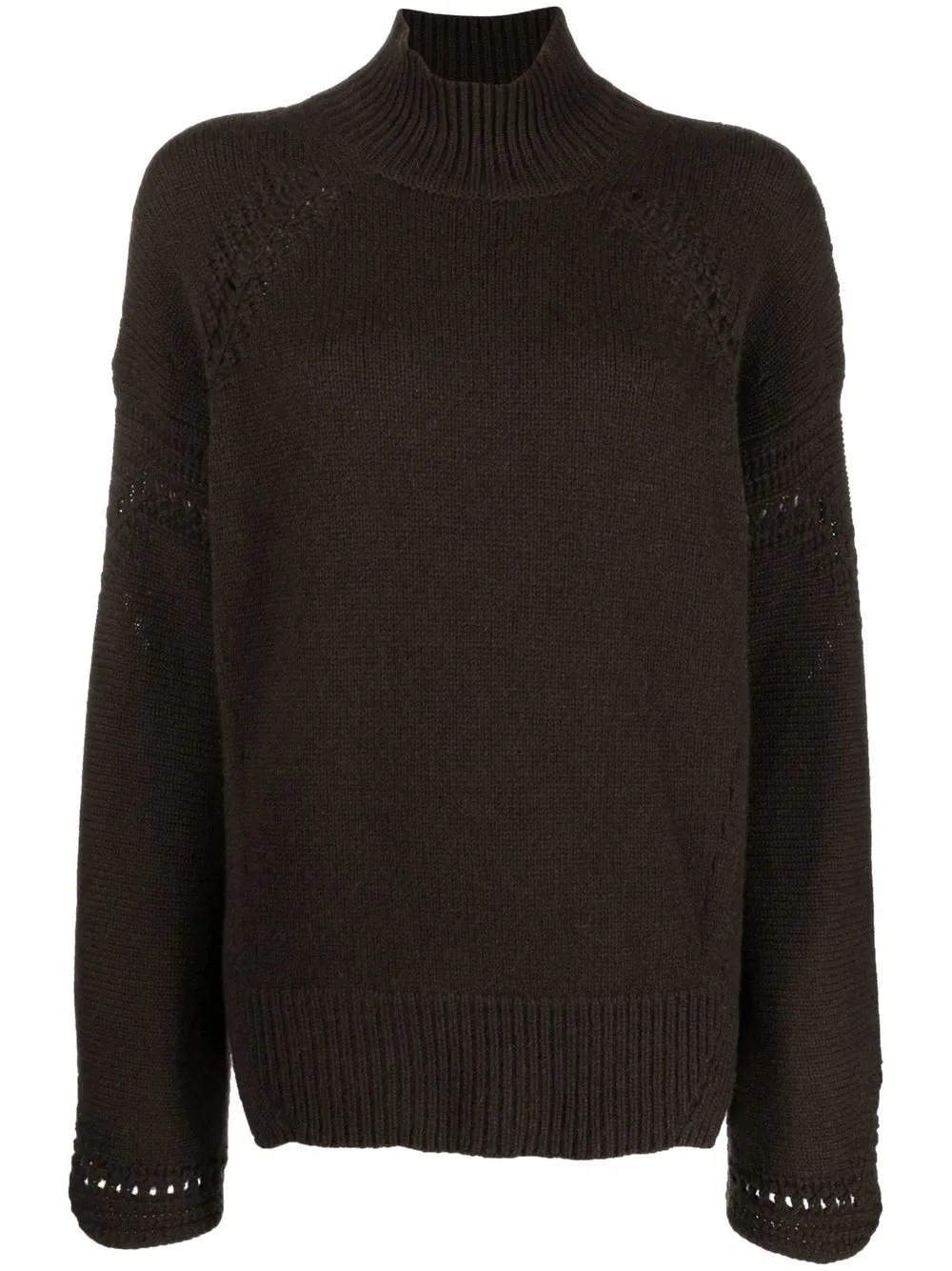 

Ermanno Scervino suéter con cuello de tortuga - Marrón