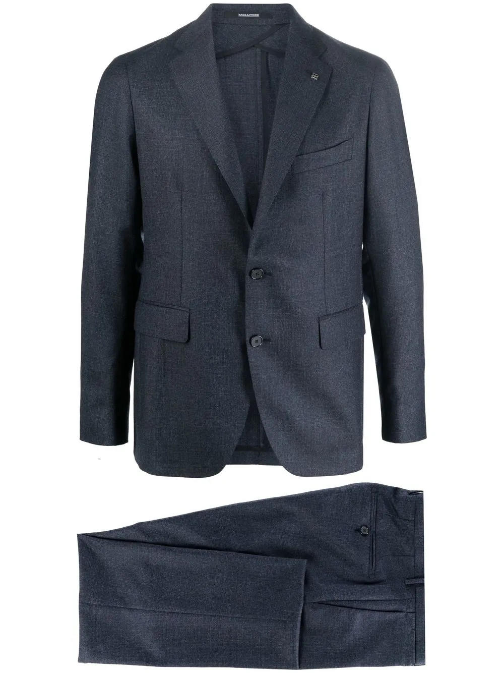 

Tagliatore single-breasted virgin-wool suit - Blue