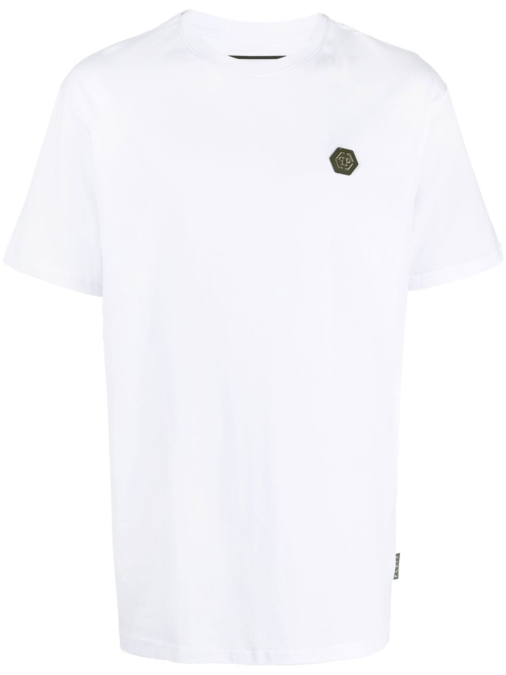 PHILIPP PLEIN LOGO-PATCH SHORT-SLEEVE T-SHIRT