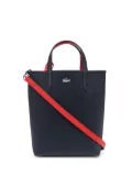 Lacoste Anna two-tone tote bag - Blue