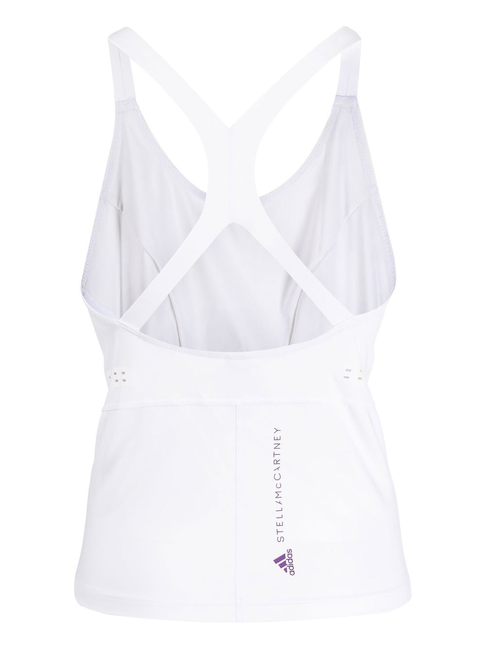 adidas by Stella McCartney Tanktop met logoprint - Wit