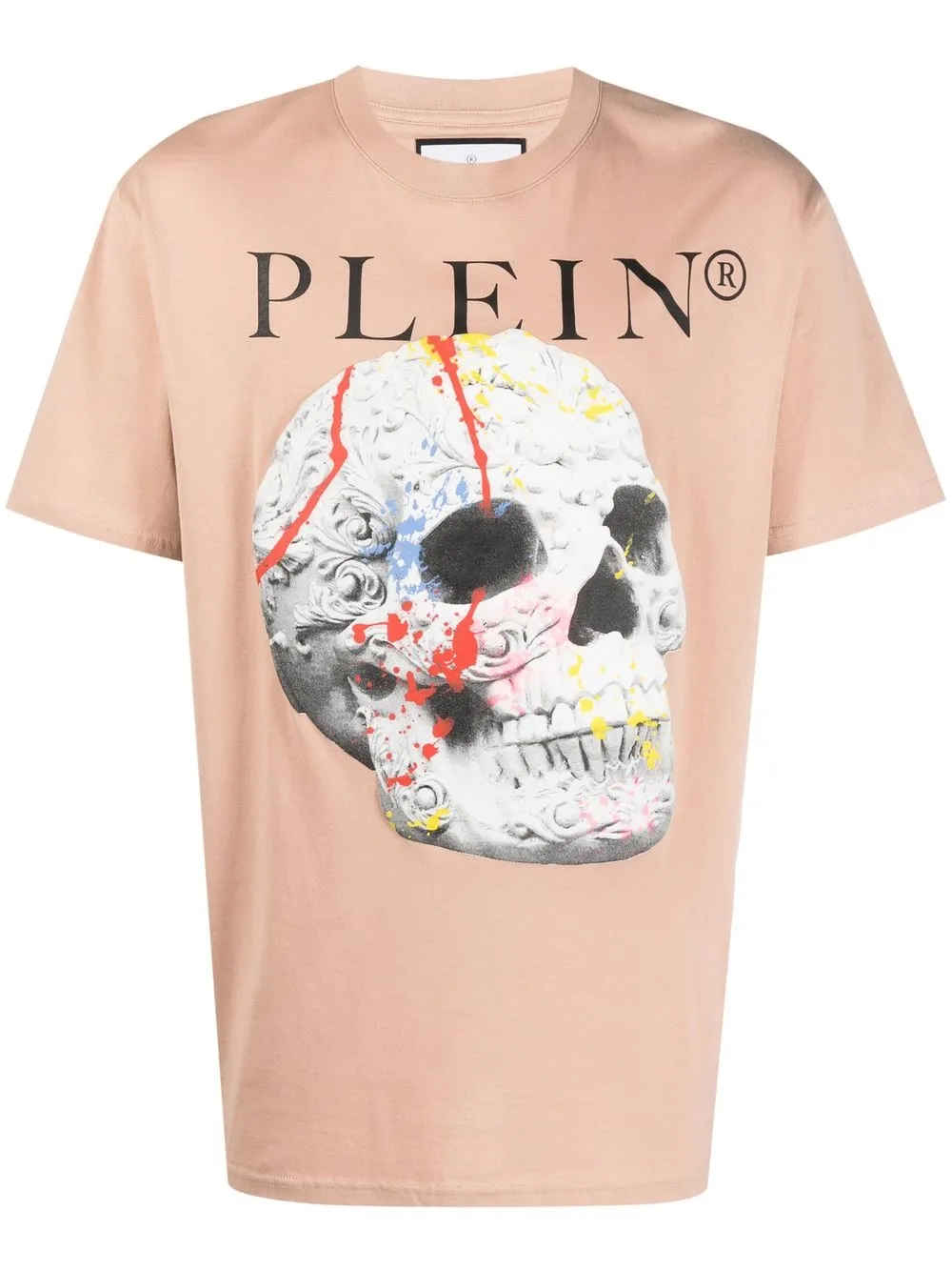 

Philipp Plein Skull-print cotton T-shirt - Neutrals