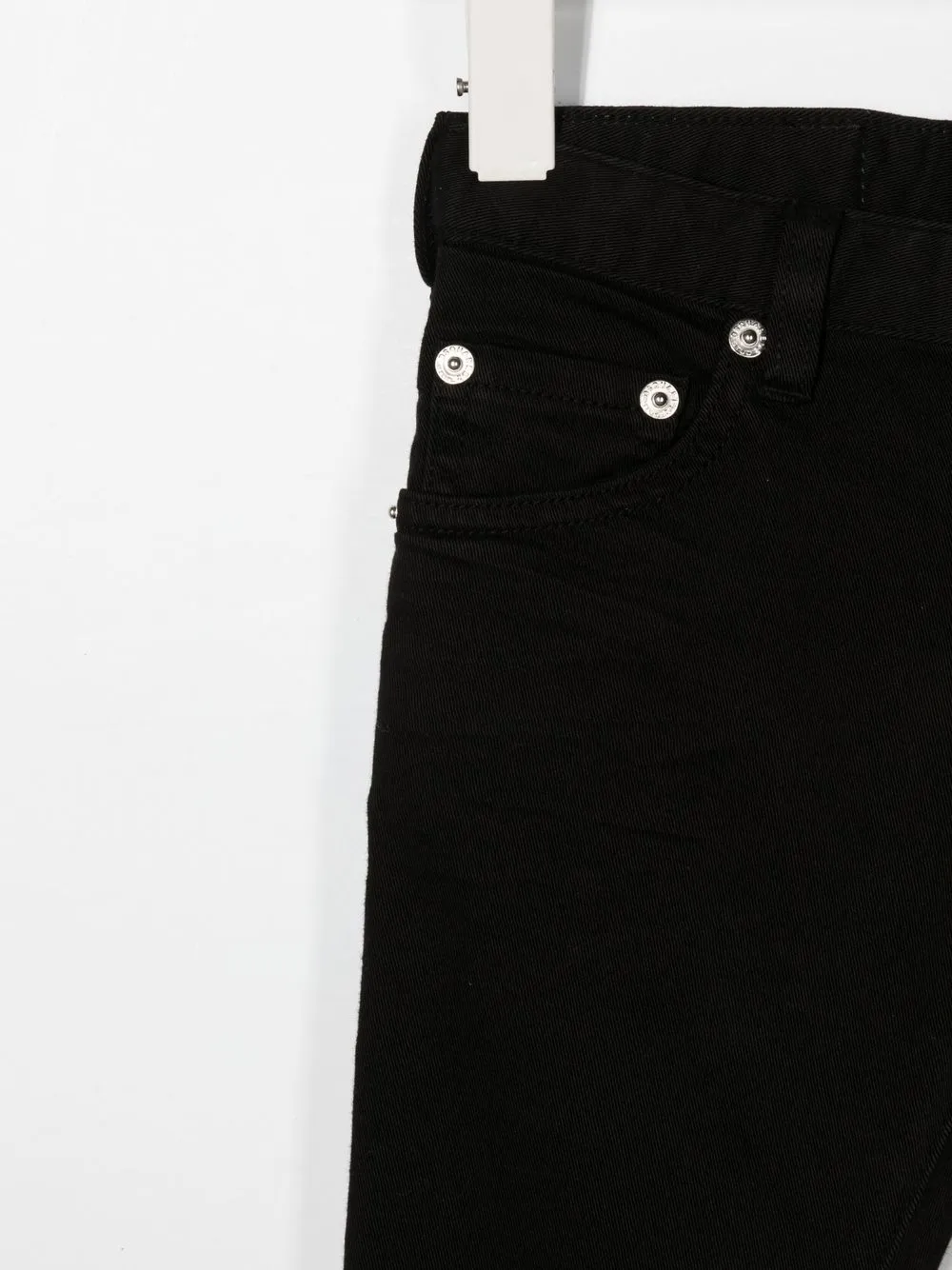  Dsquared2 Kids Slim Fit Jeans Mit Logo Patch   Schwarz 