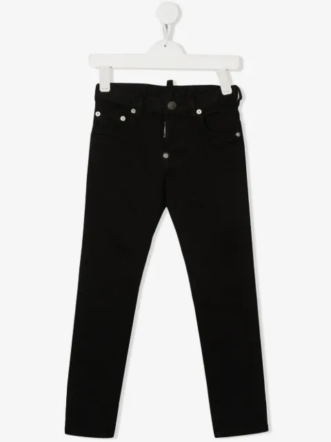 DSQUARED2 KIDS jean slim à patch logo