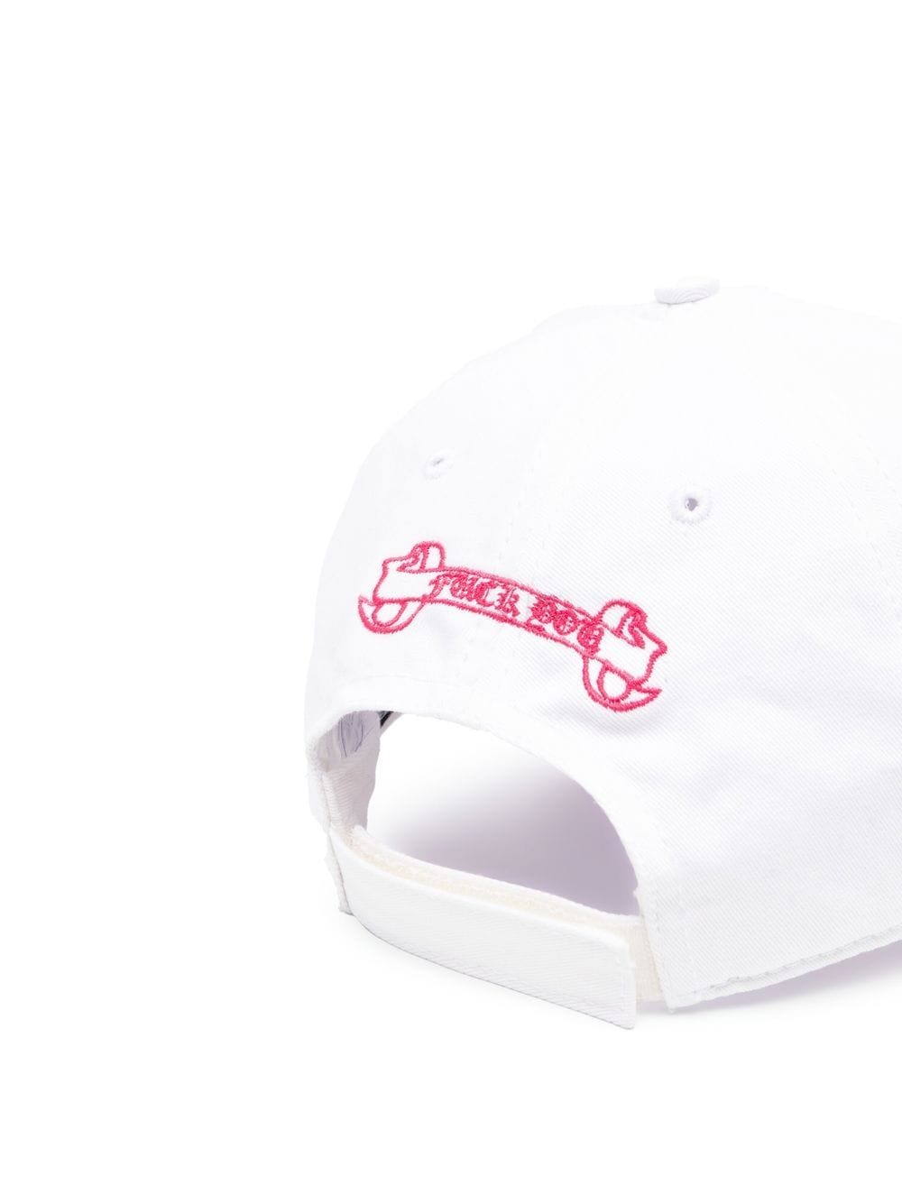 Shop Philipp Plein Embroidered-logo Detail Baseball Cap In White