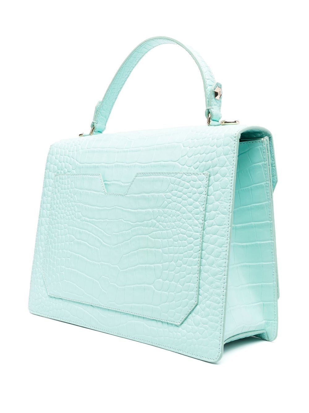 Philipp Plein Shopper met krokodillenleer-effect - Blauw