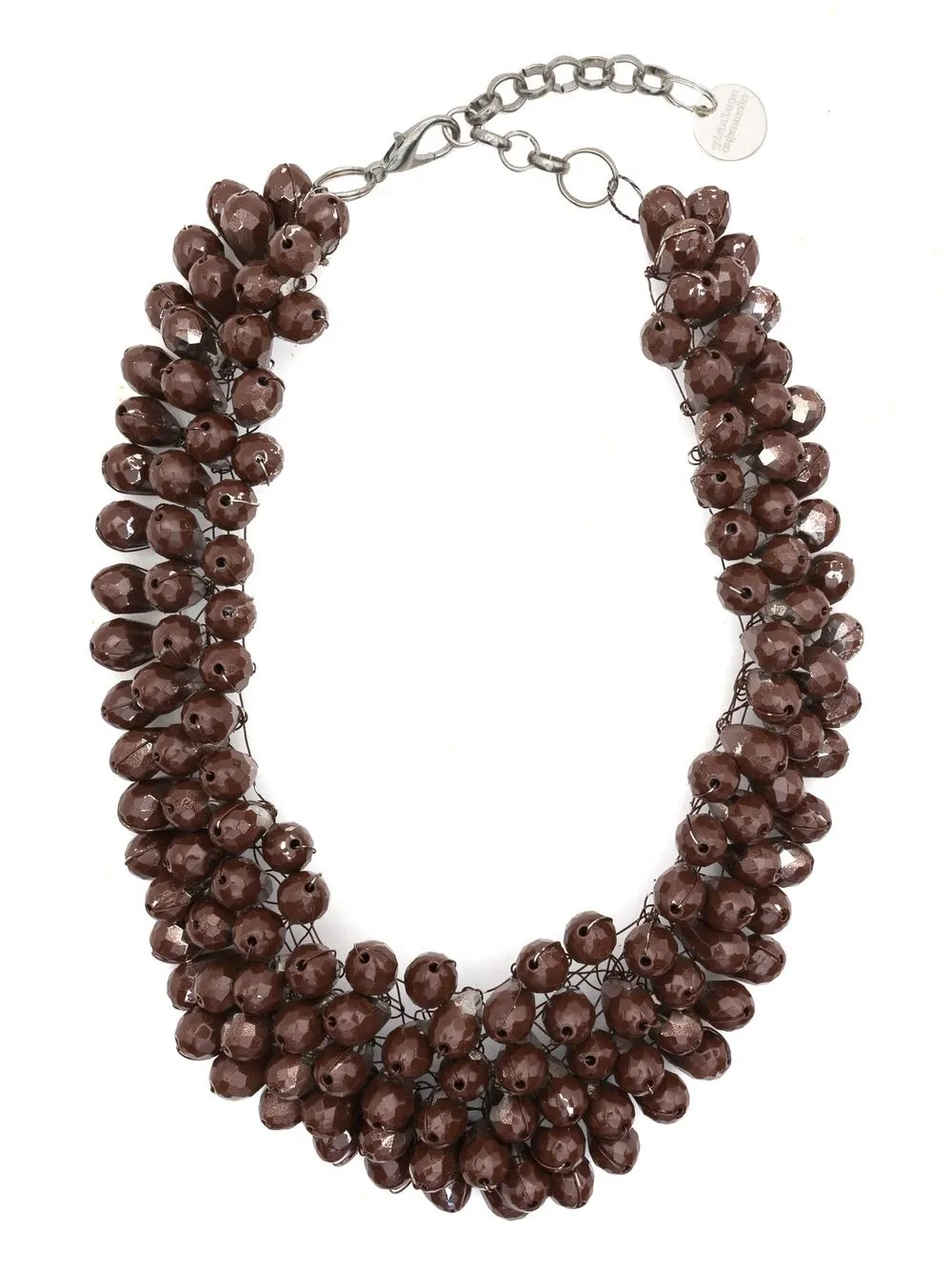 

Gianluca Capannolo bead-embellished draped necklace - Brown