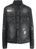 Philipp Plein snake denim jacket - Grey
