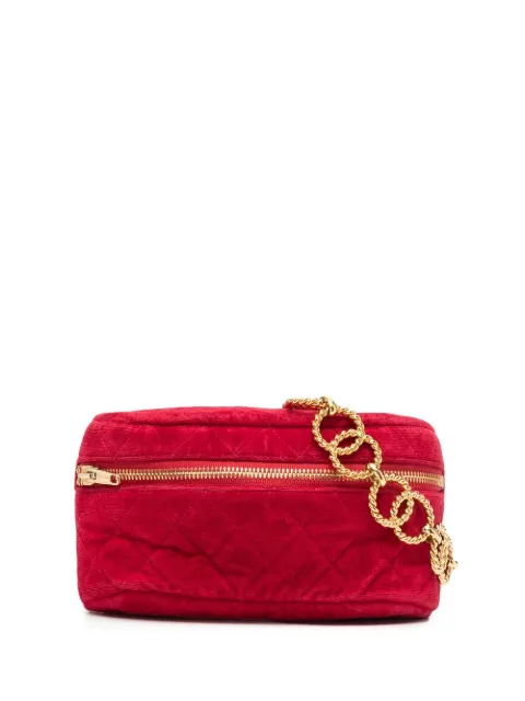 CHANEL Pre-Owned cangurera con capitonado de rombos