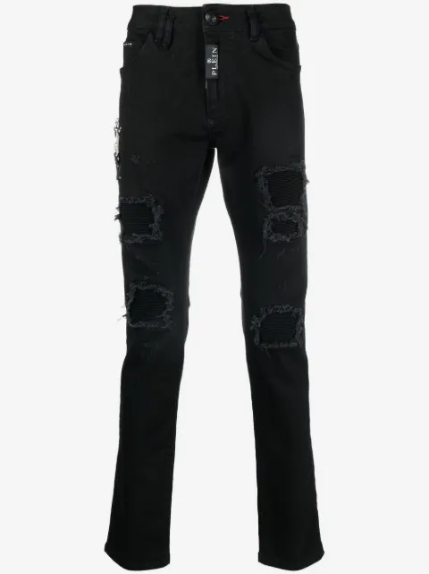 Philipp Plein denim trousers super straight cut
